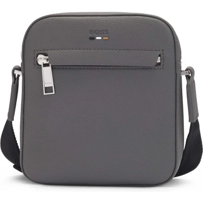 Afbeelding van BOSS RAY ZIP Unisex Schoudertas, Maat: One Size, Dark grey