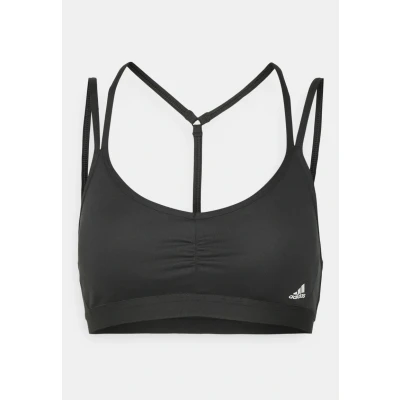 Afbeelding van adidas Performance YO ESS LS Sportbh met light support, Dames, Maat: XXSxA C, Black