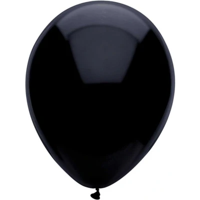 Afbeelding van Zwarte Ballonnen 30cm 100 stuks