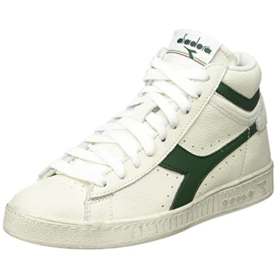 Afbeelding van Diadora GAME Unisex Sneakers hoog, Maat: 44.5, White/fogliage Leer