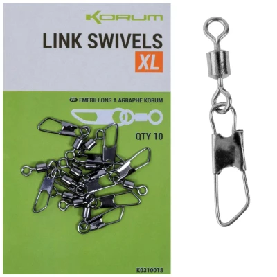 Afbeelding van Korum Link Swivels (10 pcs) Maat : Xlarge
