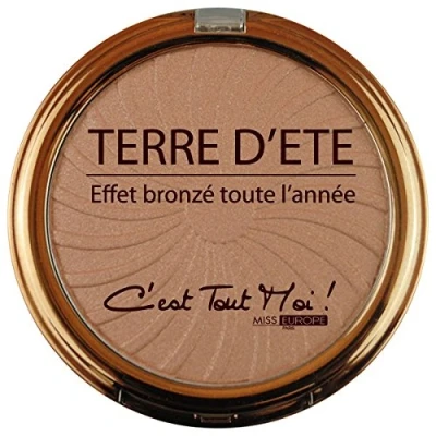 Afbeelding van Zonnepoeder make up, bruin gekleurd poeder &quot;iriserend goud&quot;, 12 g