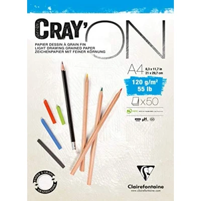Image de Bloc encollé Clairefontaine Cray’on A3 30 feuilles