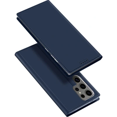 Afbeelding van Dux Ducis Telefoon Hoesje geschikt voor Samsung Galaxy S25 Ultra Skin Pro Book Case Blauw