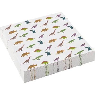 Afbeelding van Servetten Happy Dinosaurus 25x25cm 20 stuks