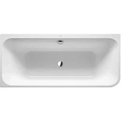 Afbeelding van Duravit Happy d.2 bad rechthoek 180x80cm hoek links met paneel wit