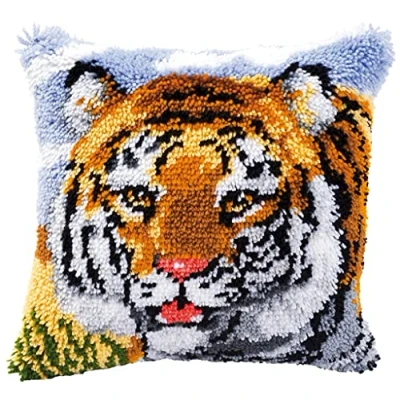 Afbeelding van Smyrna knoopkussen Tijger 0014132