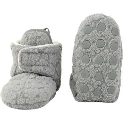 Afbeelding van Lodger Babysloffen Slipper Folklore Fleece Drizzle 0 3mnd