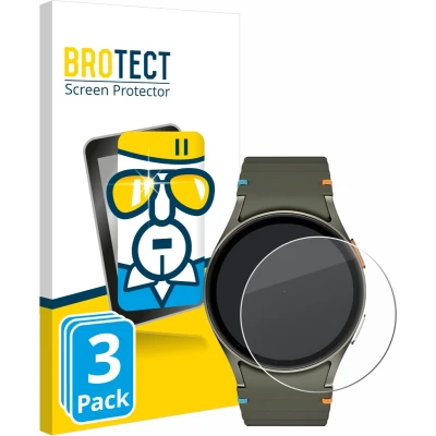 Afbeelding van BROTECT Glas Screenprotector voor Samsung Galaxy Watch 7 (40 mm) Gehard Beschermglas 9H (3 Stuks)