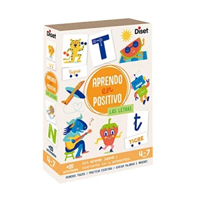 Afbeelding van Diset J&#039;apprends en positif Las Lettras, Jeu éducatif à partir de 4 ans