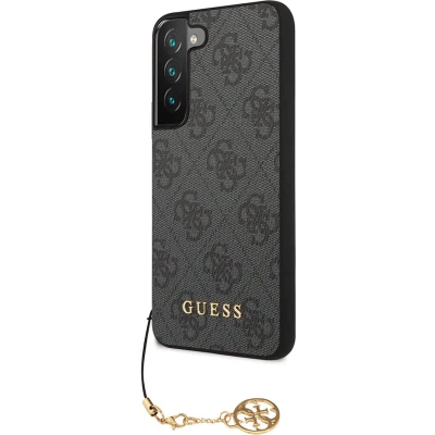 Afbeelding van Guess 4G Charms Back Cover voor Samsung Galaxy S23 (S911) Grijs