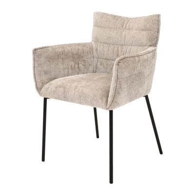 Afbeelding van Goos eetkamerstoel Grijs/beige