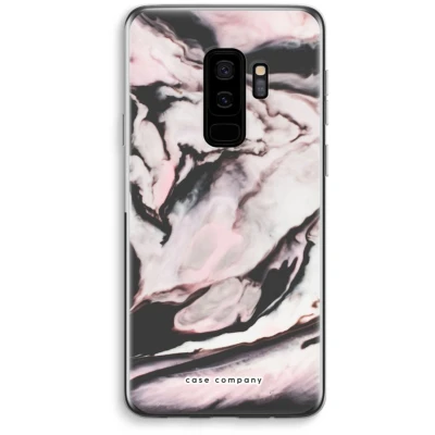 Afbeelding van Case Company® hoesje geschikt voor Samsung Galaxy S9 Plus Roze stroom Soft Cover Telefoonhoesje Bescherming aan alle Kanten en Schermrand