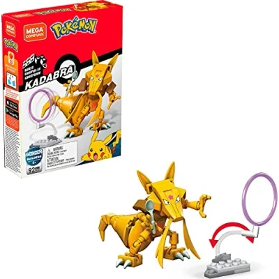 Afbeelding van MEGA Construx Pokemon Kadabra om te bouwen, bouwstenen, 92 delig, voor kinderen vanaf 6 jaar, GKY87