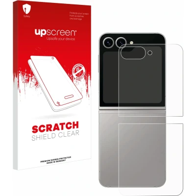 Afbeelding van upscreen Screenprotector voor Samsung Galaxy Z Flip6 (Achterkant) Folie Beschermfolie transparant