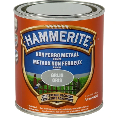 Afbeelding van Hammerite Non Ferro Metaal Primer Grijs 0.5L
