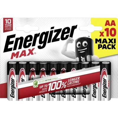 Afbeelding van Energizer Max AA LR6 Alkaline Batterij 10 stuks