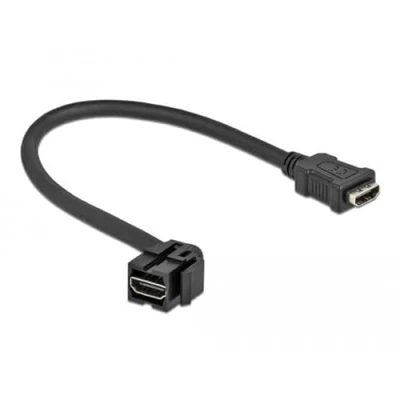 Afbeelding van Keystone module HDMI vrouwelijk 110 naar met kabelzwart