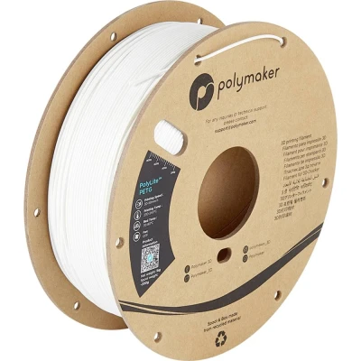 Afbeelding van Polymaker PB01015 PolyLite Filament PETG Hittebestendig, Hoge treksterkte 2.85 mm 1000 g Wit 1 stuk(s)