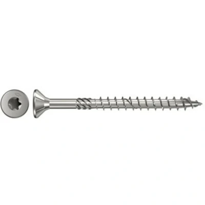 Afbeelding van Fischer 657046 Spaanplaatschroeven 4 mm 60 Binnen T, Interne vertanding, TX, Torx, T profiel RVS V2A Corrosiebestendig 200 stuk(s)