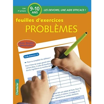 Afbeelding van Les devoirs Feuilles d&#039;ex. Problèmes (9 10 a.)