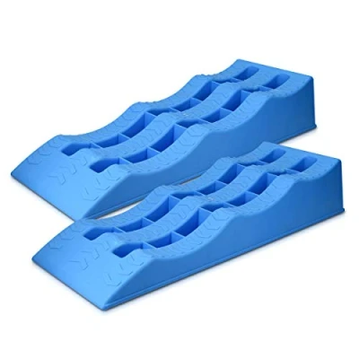 Afbeelding van Navaris oprijblok 2x voor caravans XXL oprijblokken van 59 bij 17,5 7,5 cm Oprijhulp ideaal het recht en waterpas zetten een camper