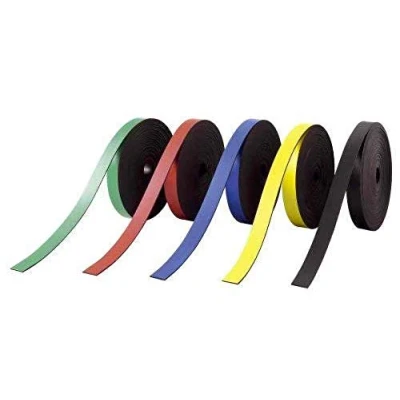 Afbeelding van Nobo Magnetische Verdeeltape op Rol voor Whiteboard 5MMX2M Rood
