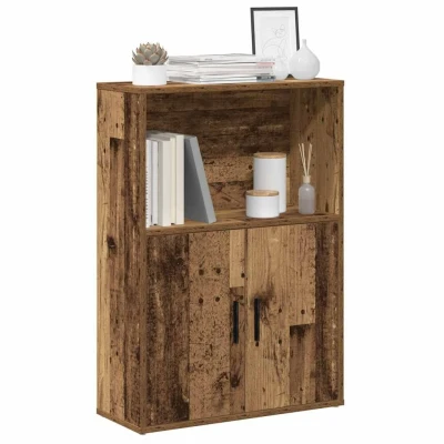 Afbeelding van vidaXL Boekenkast 60x24x85 cm bewerkt hout oud houtkleurig