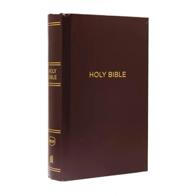 Afbeelding van NKJV, Pew Bible, Large Print, Hardcover, Burgundy, Red Letter Edition