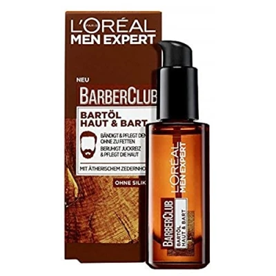 Image de L&#039;Oreal Paris Men Expert L’Oréal L&#039;Oréal Barber CLUB HUILE POUR BARBE peau et barbe, Lot de 1 paquet (1 x 30 ml)
