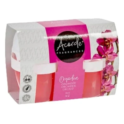 Afbeelding van Luchtverfrisserset Gel Orchidee (24 Stuks)