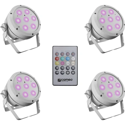 Afbeelding van Cameo ROOT PAR 4 WH SET 1 LED schijnwerper Aantal LEDs: 7 W Wit