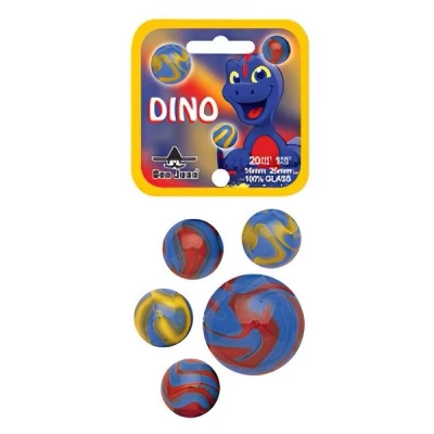 Afbeelding van 2 Dino knikkers 42mm 4053