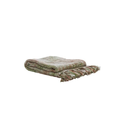 Afbeelding van Light &amp; Living Plaid FUENTA 170x130x0.5cm Groen
