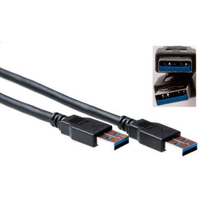 Afbeelding van ACT SB3011 USB A 3.1 Gen1 (3.0) Aansluitkabel male/male 1 meter