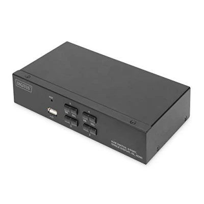 Afbeelding van Digitus DS 12880 KVM switch 4 + 1 poorten HDMI 3840 x 2160 Pixel
