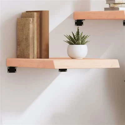 Afbeelding van Wandschap 40x60x6 cm onbehandeld massief eikenhout