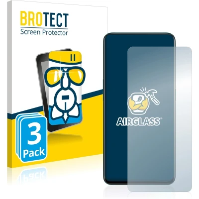 Afbeelding van BROTECT Screenprotector voor Oppo Reno 2 Folie Beschermfolie Beschermglas transparant (3 Stuks)