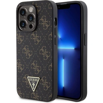 Afbeelding van Guess 4G Triangle Logo Back Case Geschikt voor Apple iPhone 14 Pro Max (6.7&quot;) Zwart
