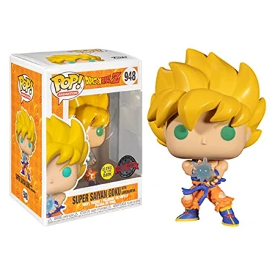 Image de Figurine Funko Pop Animation Dragon Ball Z SS Goku with Kamehameha (GW) exclusivité Fnac