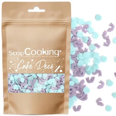 Afbeelding van Scrap Cooking Zoete Decors, Zeemeermin, 55 g