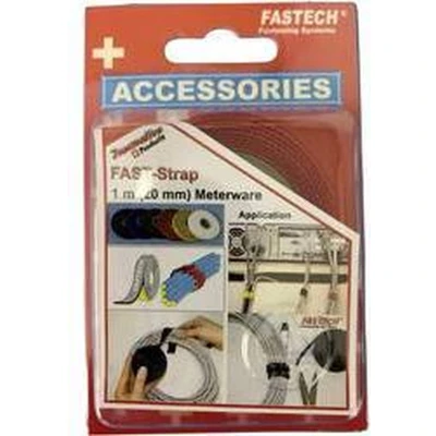 Afbeelding van FASTECH® 910 530C Klittenband Om te bundelen Haak en lusdeel (l x b) 1000 mm 20 Rood 1 m