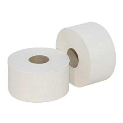 Afbeelding van BOVE Mini Jumbo 8108000 toiletpapier, dubbellaags, 160 m, wit, 12 rollen