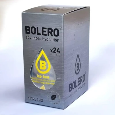 Image de Bolero Boisson 24 Sachets 3 gr grammes Sticks Fruits Préparé Poudre Soluble Pour Fraîche dans L&#039;eau Produit, 72 sucré à la stévia (Ice Tea Lemon)