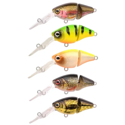 Afbeelding van Spro Ikiru Double Crank 35mm (0,8m) Crankbait Natural Chart. Back Plug