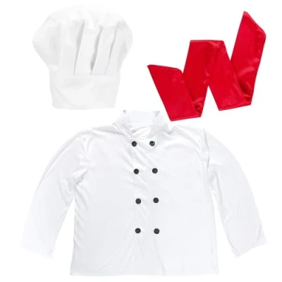 Afbeelding van &quot;Koks set voor volwassenen Verkleedkleding One size&quot;