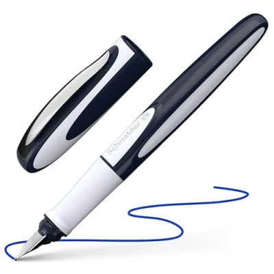 Afbeelding van Schneider vulpen Ray M blauw/wit S 168203