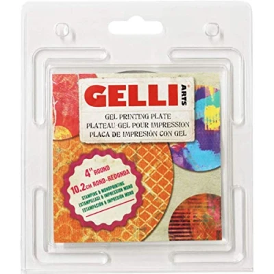 Afbeelding van Gelli Arts Gel Printing Plate rond 10cm GEL4R