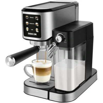Afbeelding van Sencor SEES 4910SS SEMI AUTOMATISCHE KOFFIEMACHINE EXPRESSO