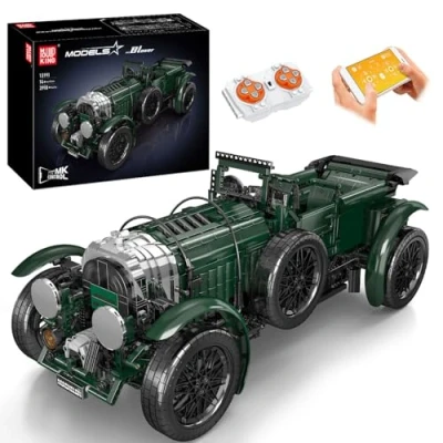 Afbeelding van Mould King 13191 Op afstand bestuurd automodel 3918 delig Klassieke autobouwset met afstandsbediening en Dual Control App Bouwpakket